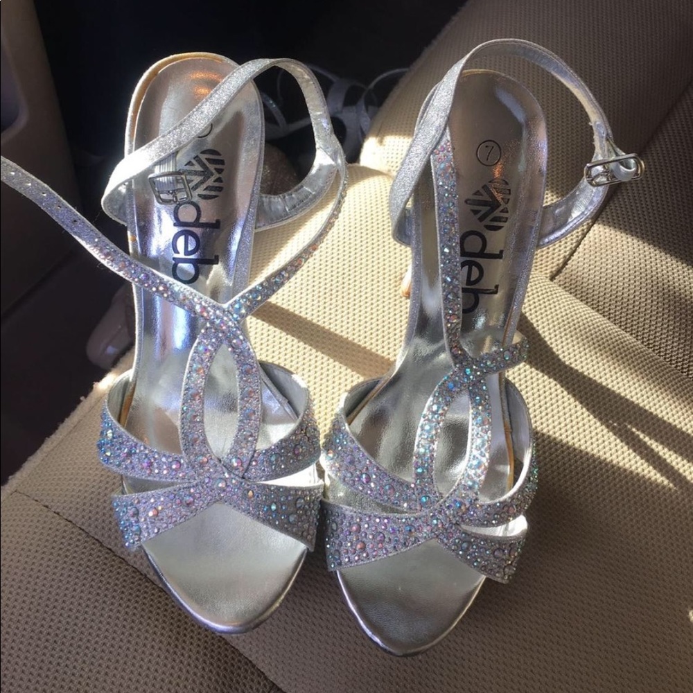 Silver heels